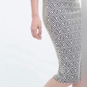 Zara high waist midi pencil skirt size S